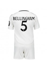 Real Madrid Jude Bellingham #5 Babytruitje Thuis tenue Kind 2024-25 Korte Mouw (+ Korte broeken)